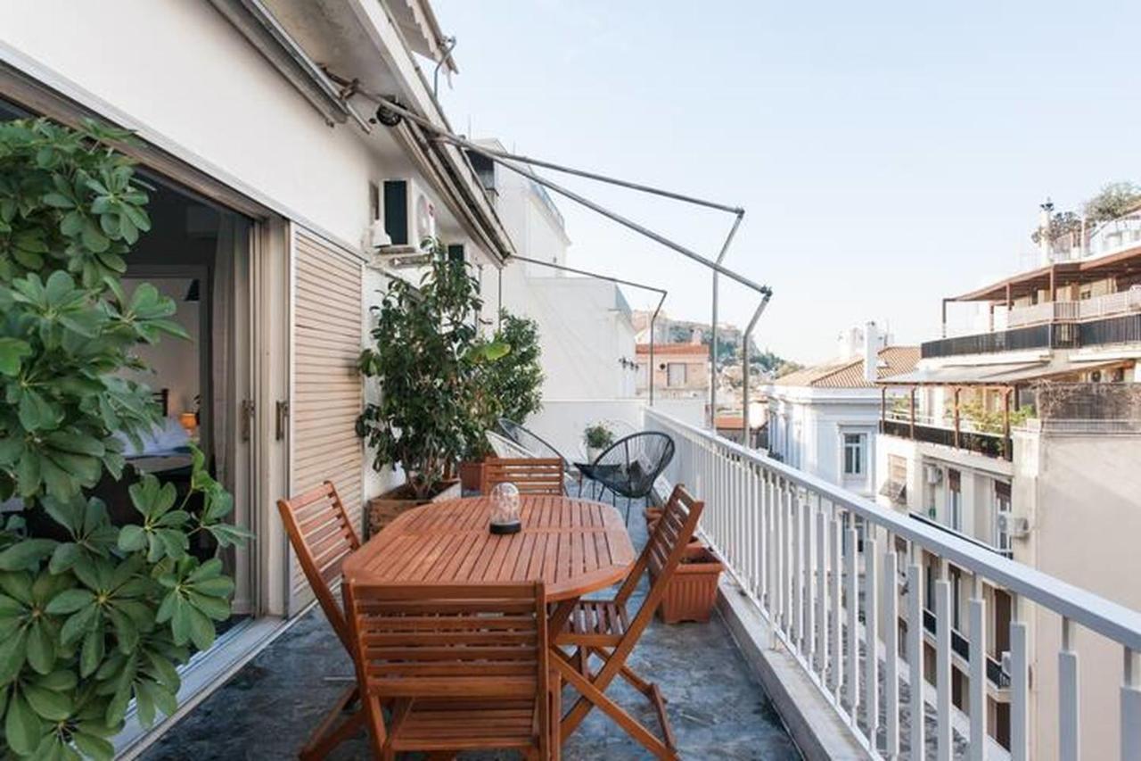 A Masterpiece In Plaka With Big Balcony And Acropolis View Lejlighed Athen Eksteriør billede
